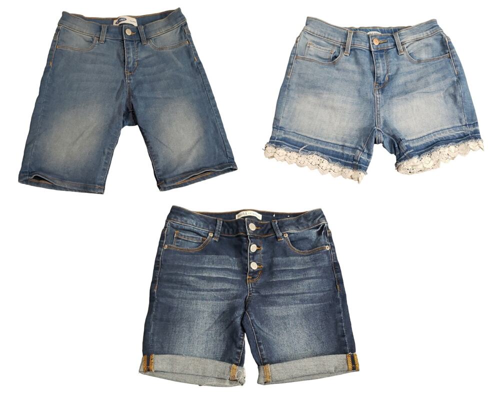 Old Navy & Mudd Girls 3 Pair of Bermuda - Ballerina & Regular Shorts | Size 14